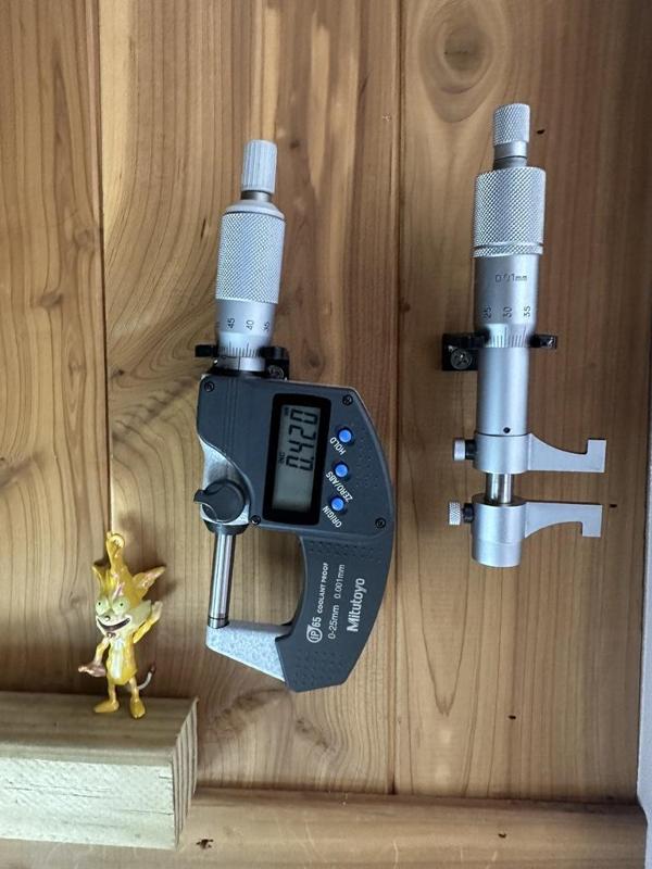 Mitutoyo Micrometer wall mount holder