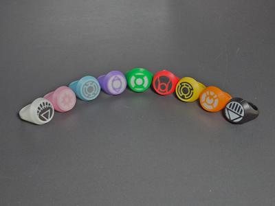 Lantern Corps Rings - Customizable