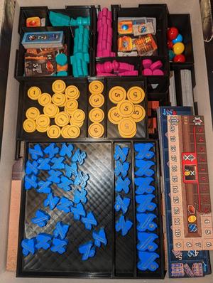Golem insert with wooden tokens