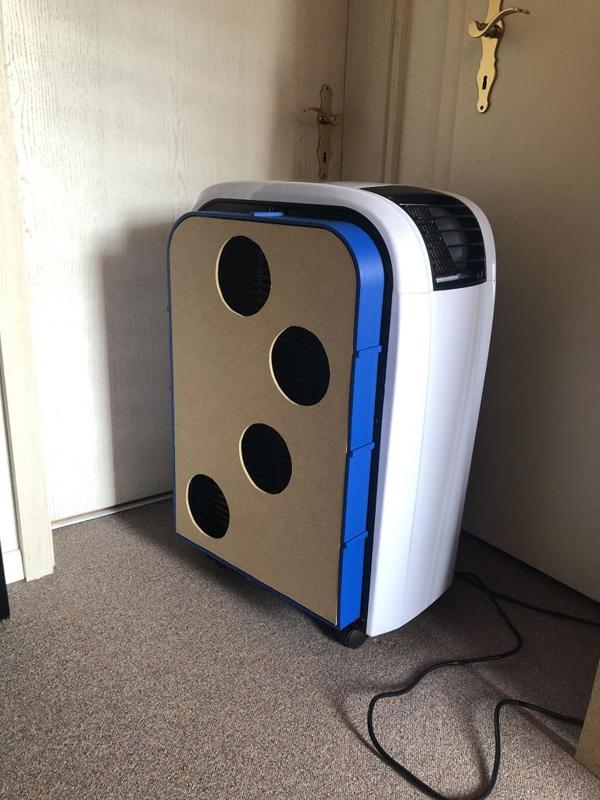 Schlauchanschluss für Effizienzsteigerung bei Ivalo Klimagerät