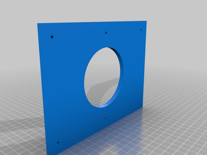 Boat Round Radio Mount / Hole Cover