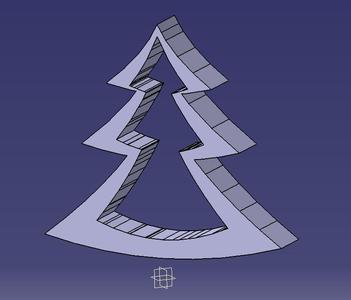 simple Christmastree Decor