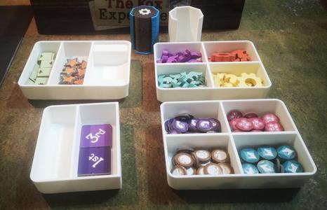 Remixed 4-bay Fox Experiment trays