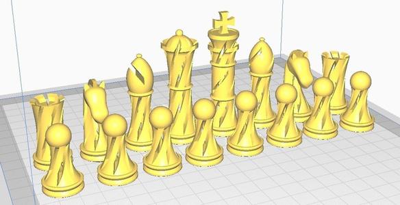 Spiral Chess Set