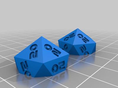 D20 2 pieces