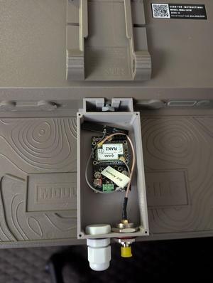 Meshtastic case for Moultrie 10W solar battery pack ‎MMA-14118