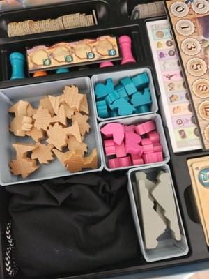 Five Tribes Board Game With Expansion. Original insert
