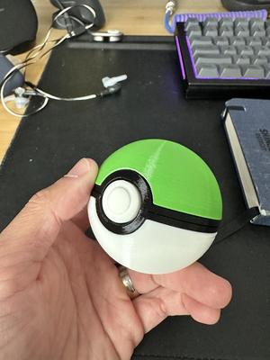 Pokeball with magnetic catch