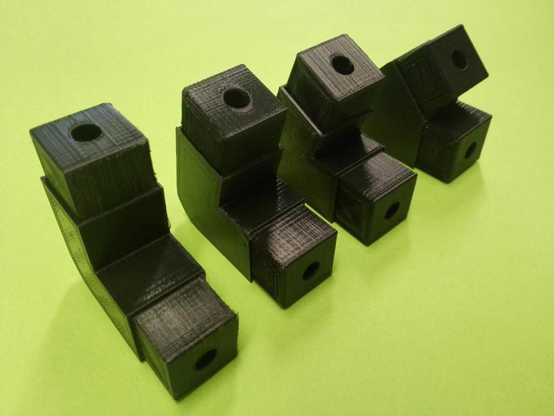 Corner for aluminium profile 20x20