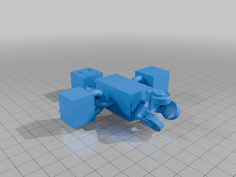 robot guy with wheels