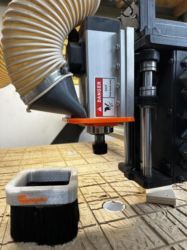 Magnetic Detachable CNC Vacuum Boot for ATO 2.2KW Air Cooled Spindle (220V)