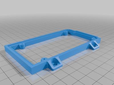 Arduino Mega Mounting Frame with metric screw holes