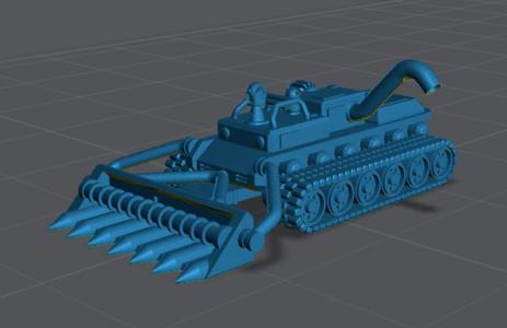 A.I. Harvester vehicle