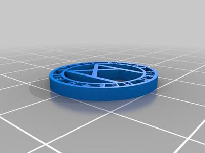 MANNAZ RUNE KEYCHAIN