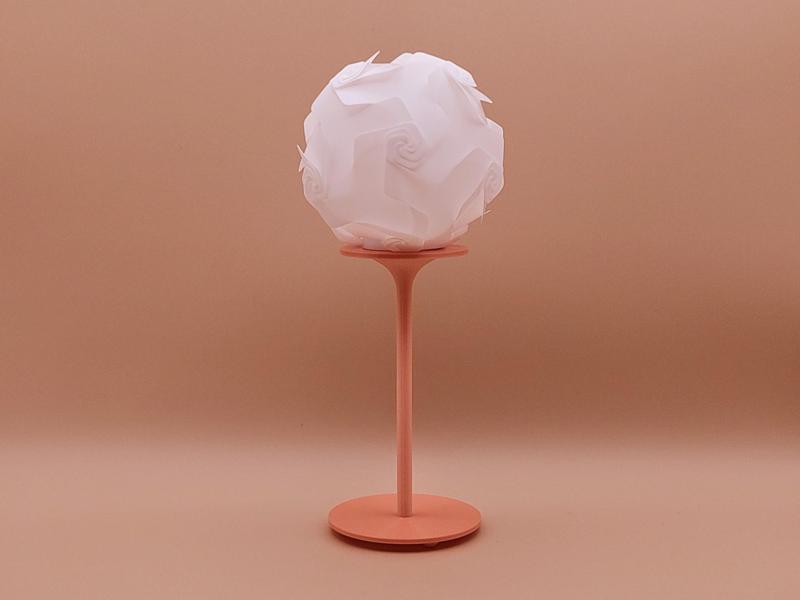 Modern Floral Tea Light Lamp.