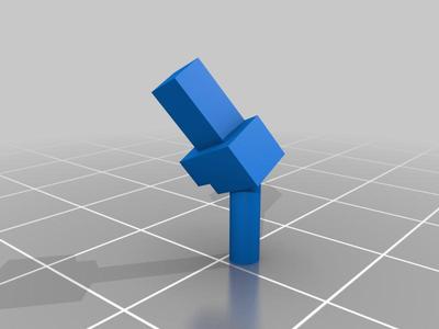 Flight stand arm for MGS Jedi Interceptor