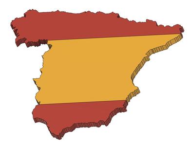 Spain Country Magnet (parametric)
