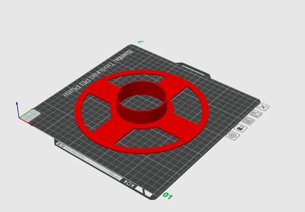 Filament Spool Adapter for 75mm