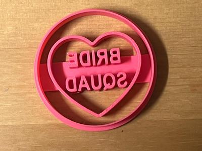 bride squad cookie cutter