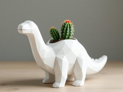 Adorable Dinosaur Planter – Delightful Pot and Vase