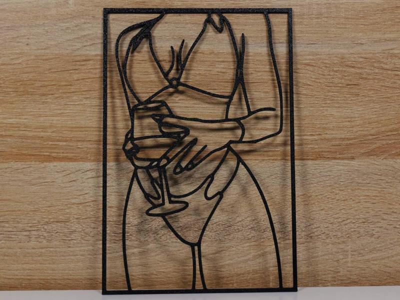 Woman wall decoration