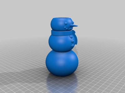 Snowman Threaded had geocache.