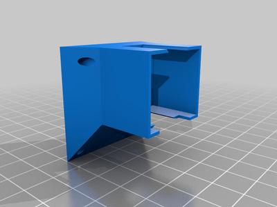 Creality ender 3 v3 se hot end fan mount (convert from 25mm to 40mm fan)
