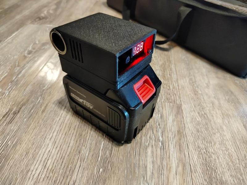 Makita 18V to 12V cigarette lighter plug adapter