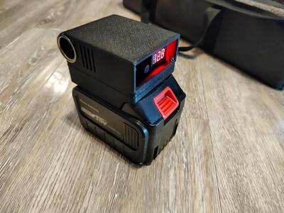 Makita 18V to 12V cigarette lighter plug adapter