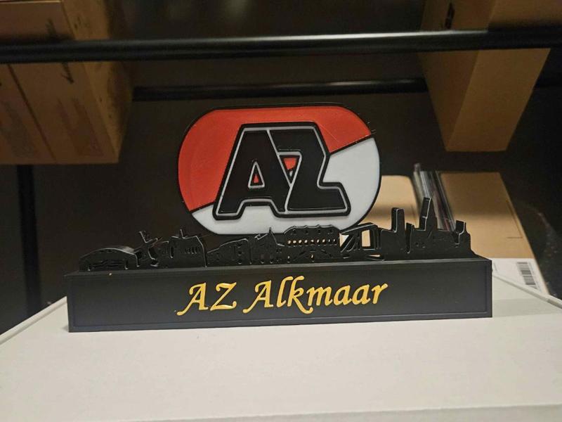 AZ Alkmaar Eredivisie with skyline KNVB
