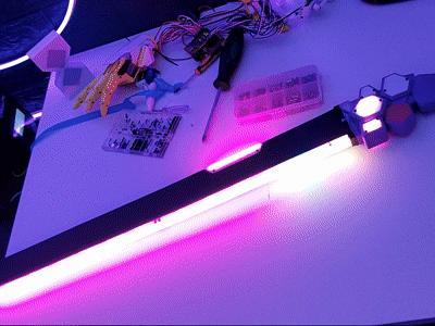 Cyberpunk Katana – 3D Print with LED Light Show