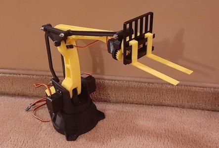 Forklift with rotation for EEZYbotARM MK2