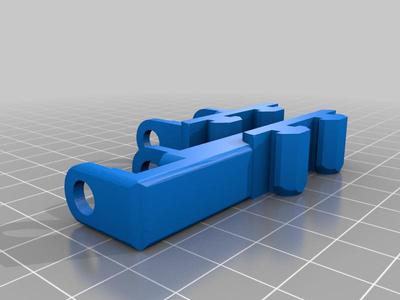 Cable Chain base mount for Ender 3 Rear AIO Electronics case
