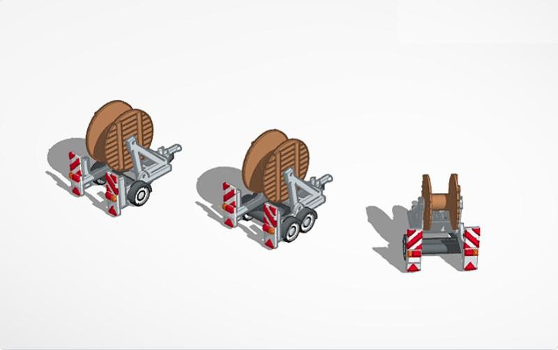 Kabeltrommeltransportanhänger