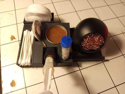 Soldering iron accessories stand