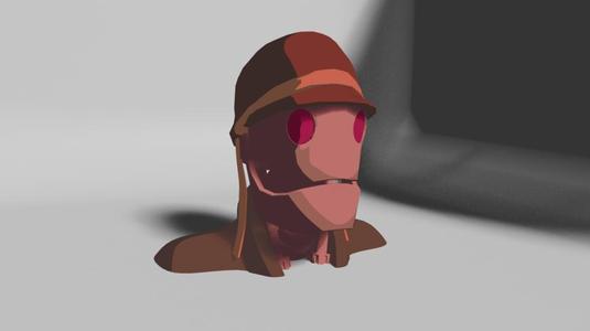 GI Robot Bust (Creature Commandos)