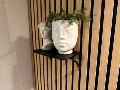 Acoustic panel hook + shelve / Akustikpaneel Haken + Regal