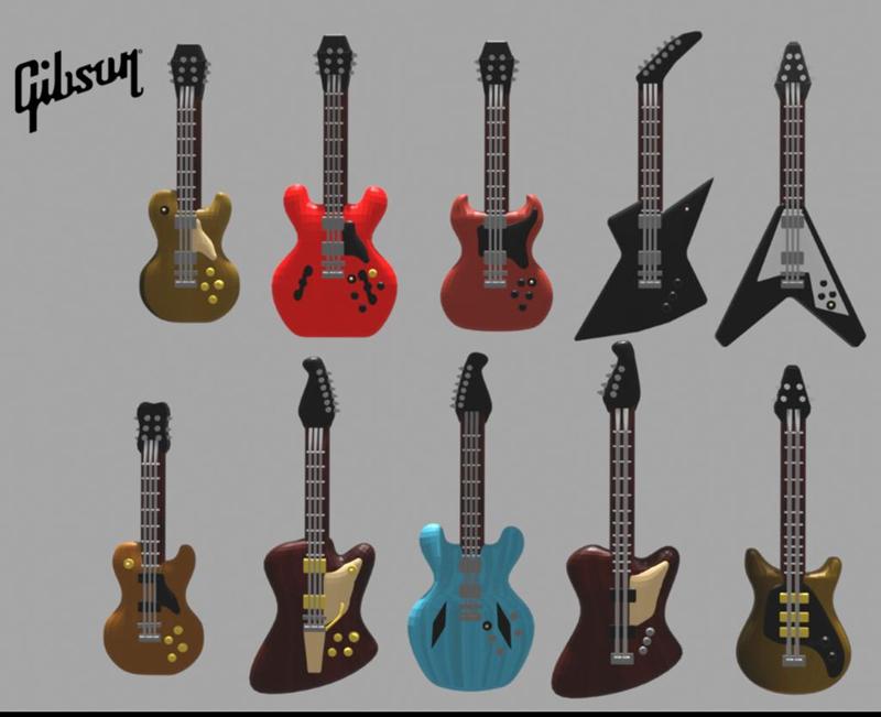 LEGO Gibson Guitars