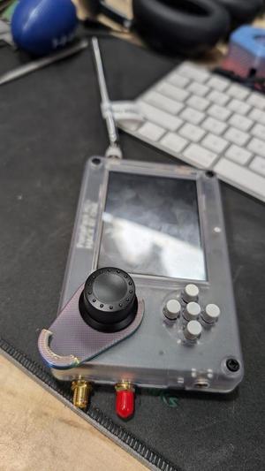 HackRF One PortaPack H2 power button shim and sd helper