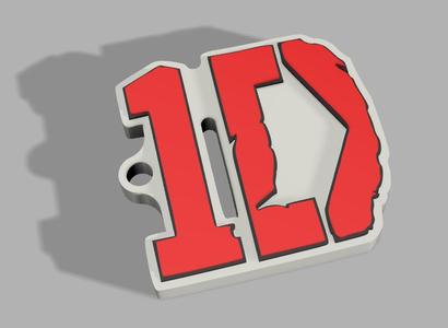 1D One Direction Bandd Keychain