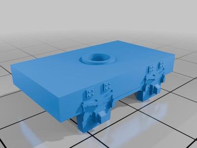 Simple chassis for BDŽ passenger carriages [1:87] by atw12