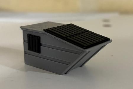 Rear load dumpster / Vippecontainer - 1/87