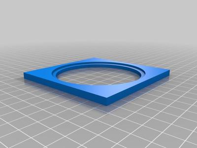 Speaker frame for 3" speaker