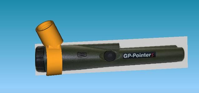 Shaft adapter for pinpointer metal detector