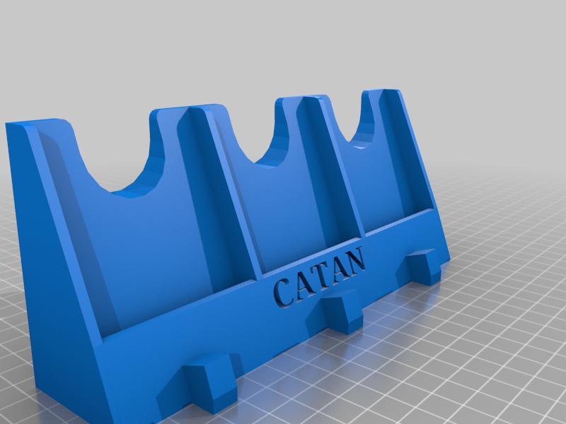 Catan Progress card and metropolis base station