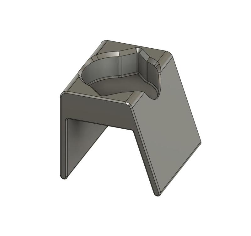 LoveSac Angled side cup holder (no supports needed)