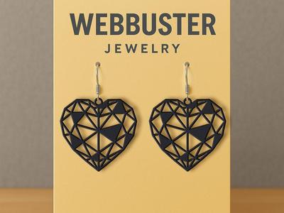 Cosmic Heart Earrings
