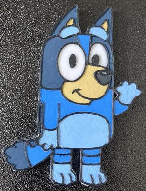 Bluey 2D with background