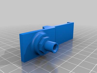 Ender 3 V3 SE Side mounted spool holder + filament guide remix