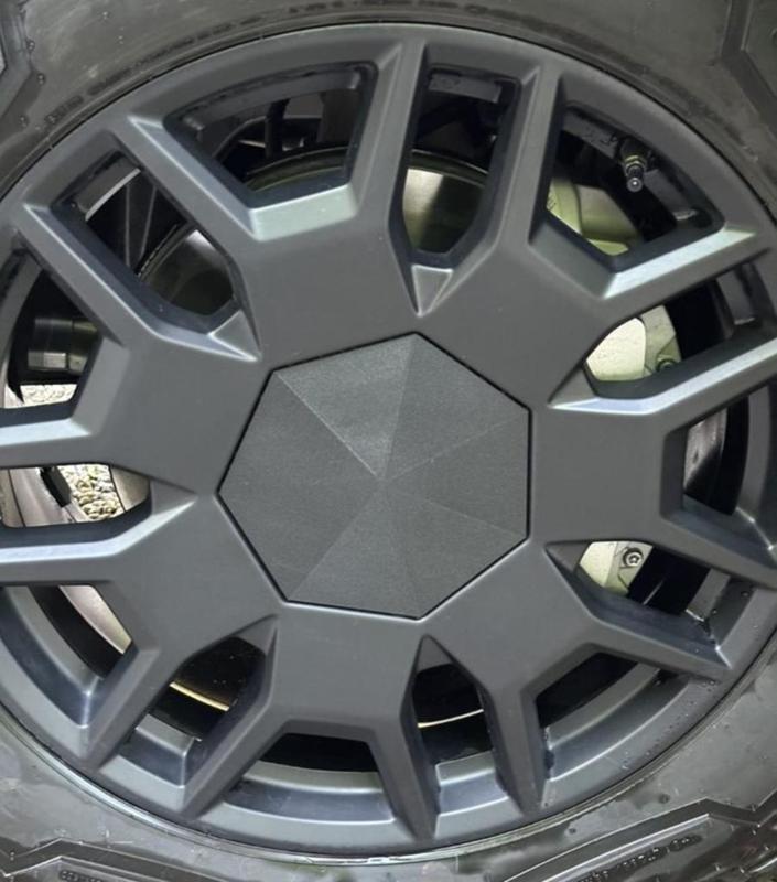 Cybertruck Wheel Hub Cover / Cap for TPU